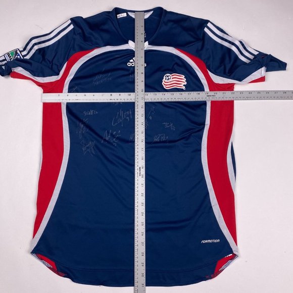 2006 New England Revolution Autographed Adidas Jersey Mens Large MLS Soccer - Picture 9 of 11